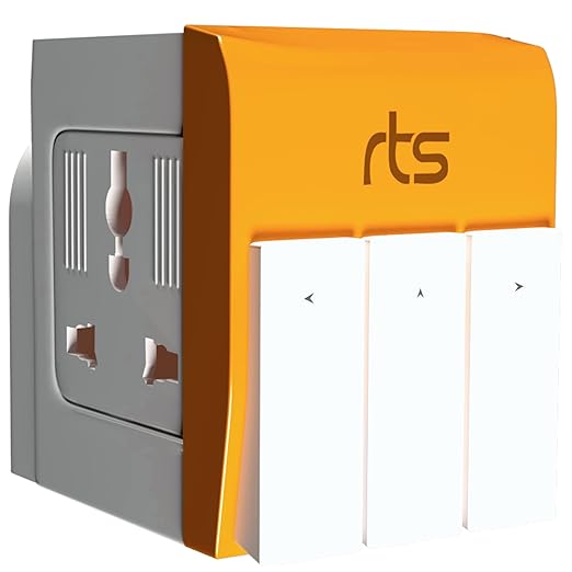 Universal Power Adapter 3 Multi Plug with 3 Individual Switches | Multi Socket Extension | 3-in-1 Power Strip with Surge Protection